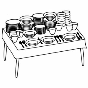 Conjunto de louças