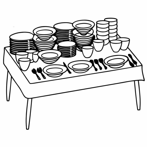 Conjunto de louças